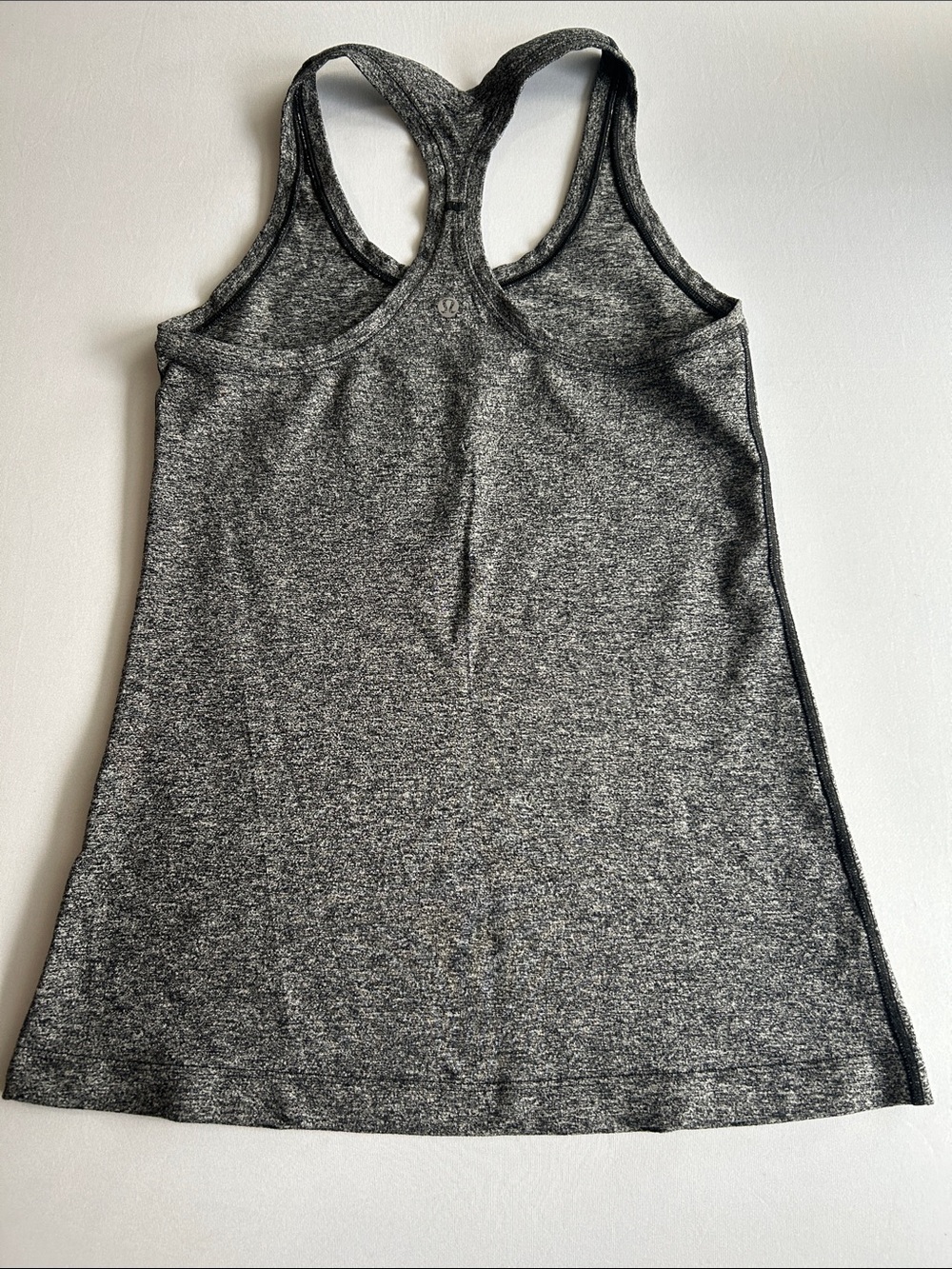 lululemon athletica Heathered Charcoal Racerback Tank
